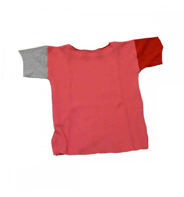 Tee-shirt manches courtes évolutif rose framboise en coton bio - Plusieurs couleurs 2