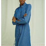 Robe chemise bleue - Lightweight Denim de People Tree 4
