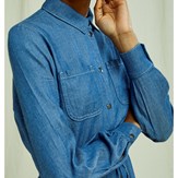 Robe chemise bleue - Lightweight Denim de People Tree 5