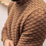 Pull DAMIER - Made in France - Coton Bio GOTS  13