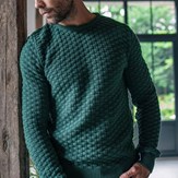Pull DAMIER - Made in France - Coton Bio GOTS 6