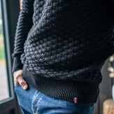 Pull DAMIER - Made in France - Coton Bio GOTS 10