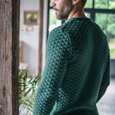 Pull DAMIER - Made in France - Coton Bio GOTS 7