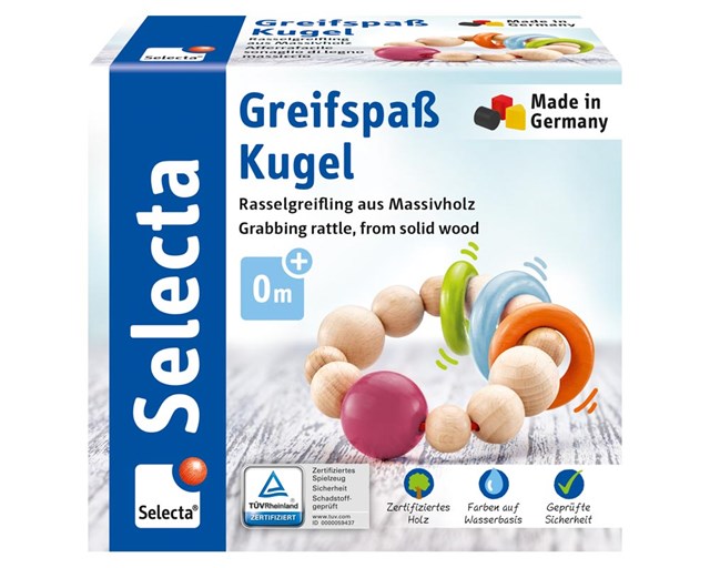 Hochet Kugel - Anneaux Naturel SELECTA - Fabriqué en Allemagne 4