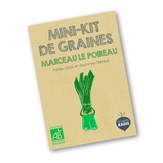 Mini-kit de semis - graines de poireau BIO - Marceau le poireau 7