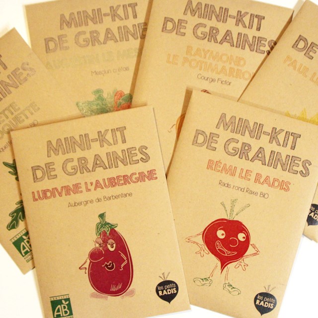 Mini-kit de semis - graines de poireau BIO - Marceau le poireau 6