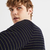 Sweater bleu marine - Miki knitted de Thinking MU 5