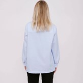 Chemise-veste Oxford bleue ciel - Organic Basics 3