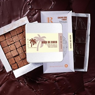 Chocolat : La Paire Noix de coco- Truffes (100g) et tablette (45)