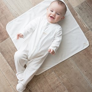 Pyjama maille ajourée en coton bio