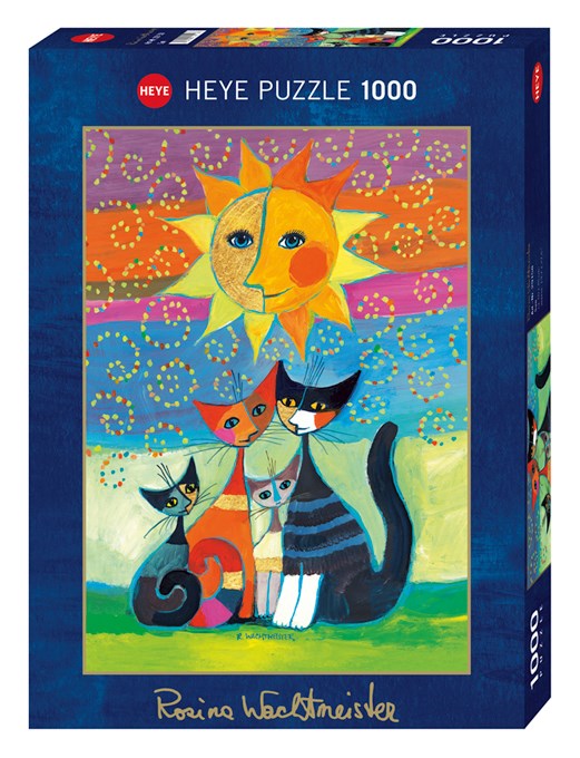 Puzzle HEYE - Wachtmeister Chat Soleil - 1000 Pièces 2