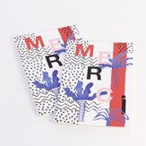 Carte postale double en papier recyclé fabriquée en France