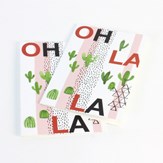 Carte postale double et enveloppe en papier recyclé fabriquées en France