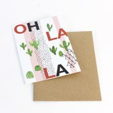 Carte postale double et enveloppe en papier recyclé fabriquées en France