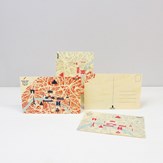Carte postale en bois d'érable fabriquée en France