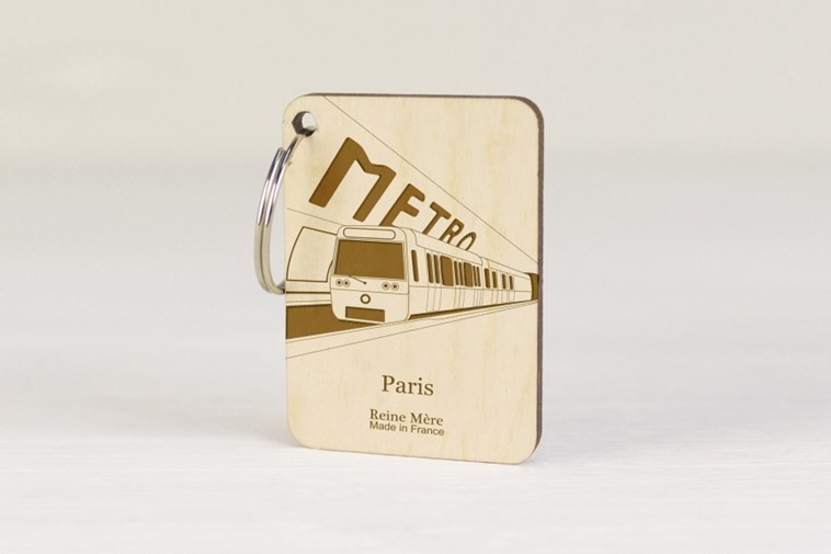 Porte-clés Métro sur la Seine - COLLECTION PARIS