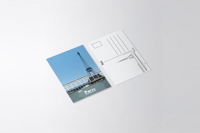 Carte postale en papier made in France