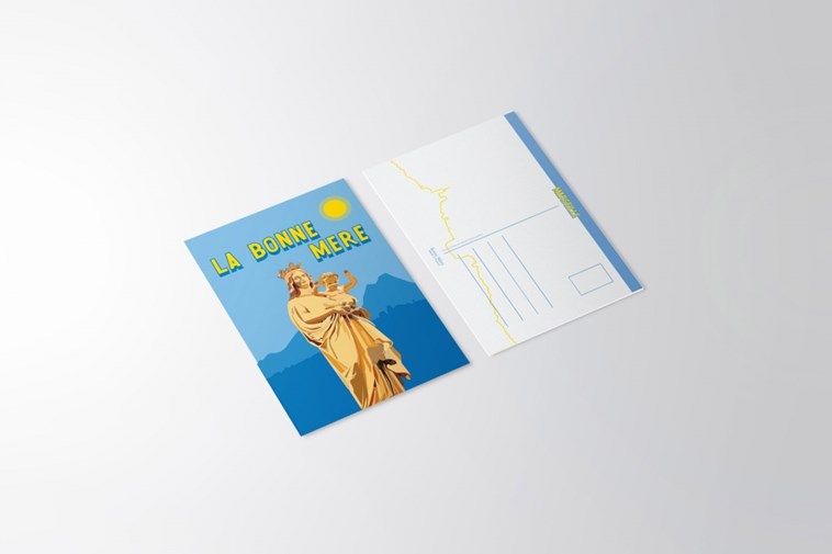 Carte postale Bonne Mère - COLLECTION MARSEILLE