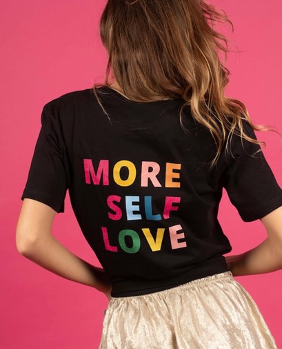 T-shirt noir - More Self Love 