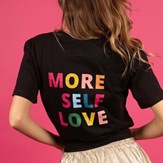 T-shirt noir - More Self Love  4