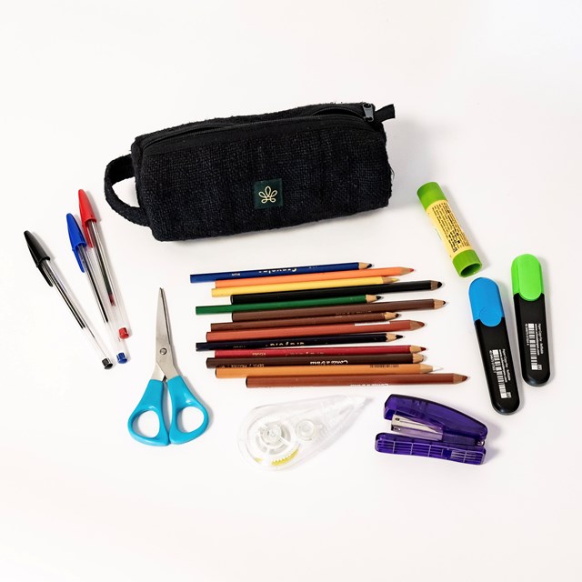 Trousse à crayons en 100 % chanvre éthique & végan - MODI (4 coloris au choix) 7