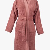 Peignoir-Kimono Unisexe  "Rose Fumé" en Coton 100 % Biologique   4