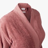 Peignoir-Kimono Unisexe  "Rose Fumé" en Coton 100 % Biologique   5