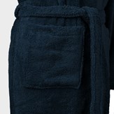 Peignoir-Kimono Unisexe  "Bleu Ténébreux" en Coton 100 % Biologique 6