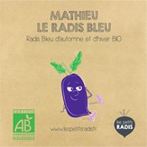 Mini-kit de semis - graines de radis bleu bio - Mathieu le radis bleu 3