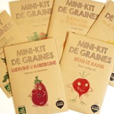 Mini-kit de semis - graines de betterave bio - Clémence la betterave rose et blanche 2
