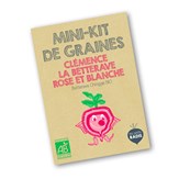 Mini-kit de semis - graines de betterave bio - Clémence la betterave rose et blanche 5