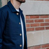 Le veste 100% Recylée et Made In France - Bleu marine 4
