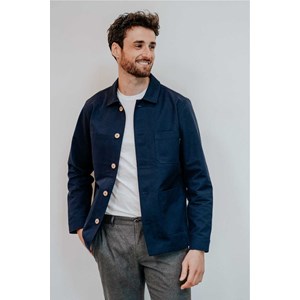 Le veste 100% Recylée et Made In France - Bleu marine