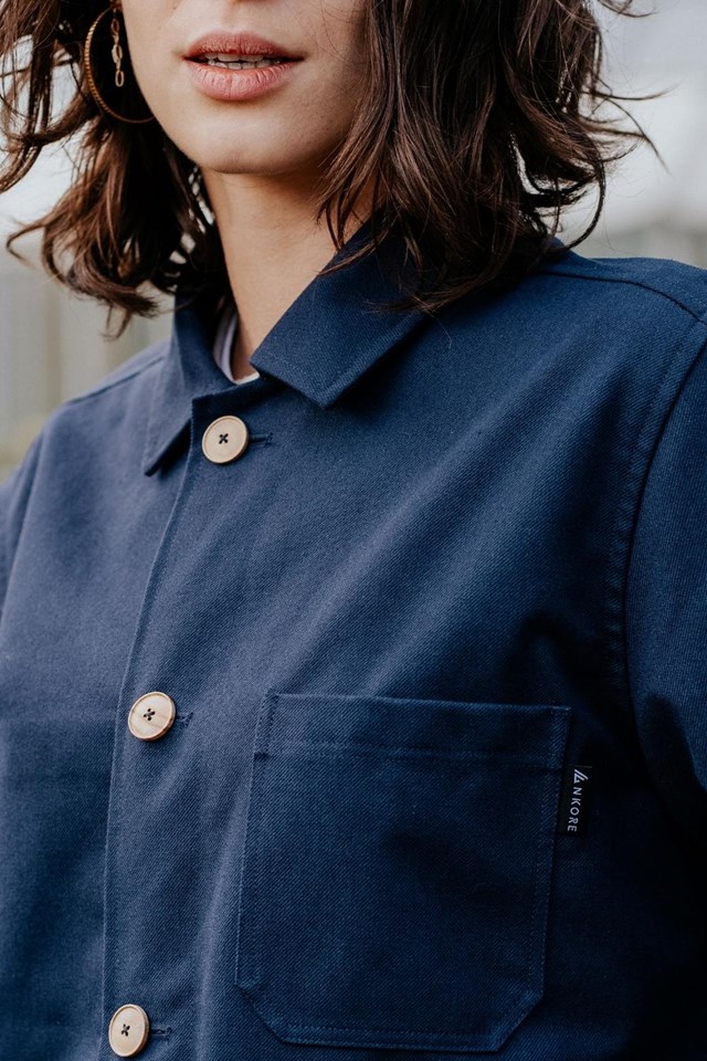 Le veste 100% Recylée et Made In France - Bleu marine 8