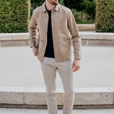 La veste 100% Recylée et Made in France- Beige 2