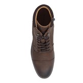 Ranger boots à col cuir nubuck marron 4