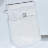 Le gant de toilette tout doux en coton bio | Blanc pur 4