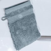 Le gant de toilette tout doux en coton bio | Bleu nébuleux 4