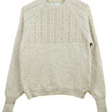 Pull Agave noir en laine recyclée 100% made in France - 2