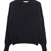 Pull Agave noir, made in france laine 100% recyclée 5