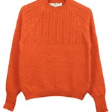 Pull Agave rouge en laine recyclée 100% made in France - 3