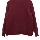 Pull Ficus Bordeaux, laine 100% recyclée made in France 7