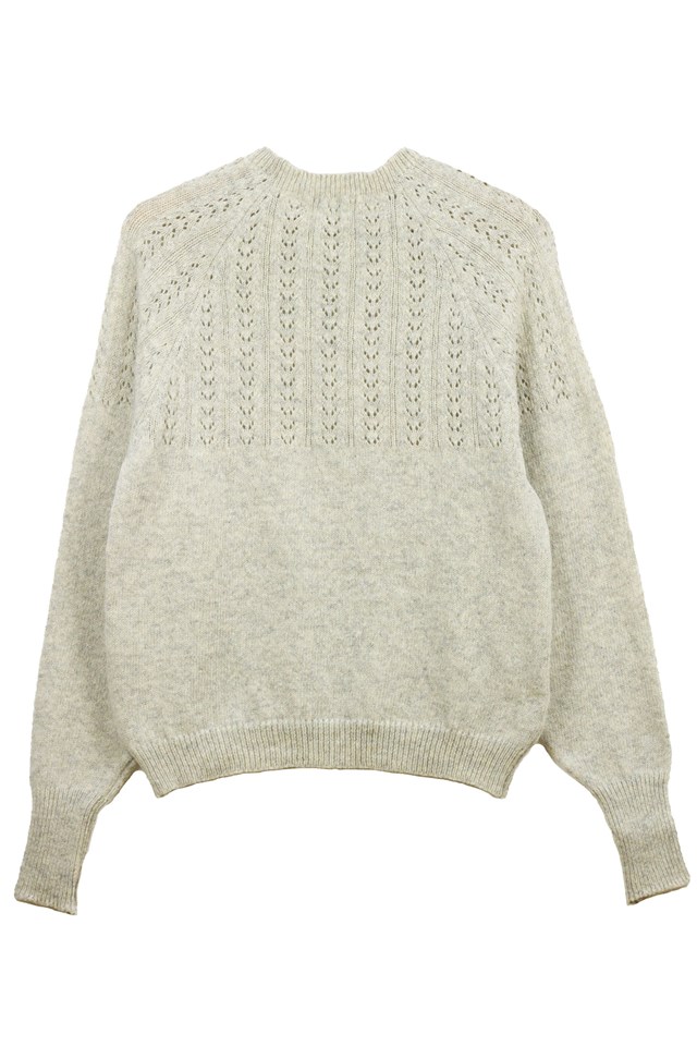 Pull Agave rouge en laine recyclée 100% made in France - 7