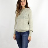 Pull Agave noir en laine recyclée 100% made in France - 5