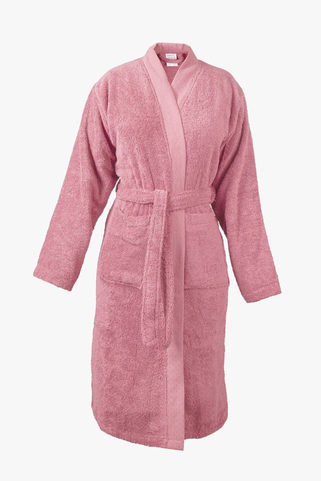 Peignoir-Kimono Unisexe  "Incarnadin" en Coton 100 % Biologique 4
