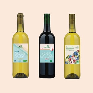 Coffret 3 bouteilles de Vin Bio - Blanc et Rouge