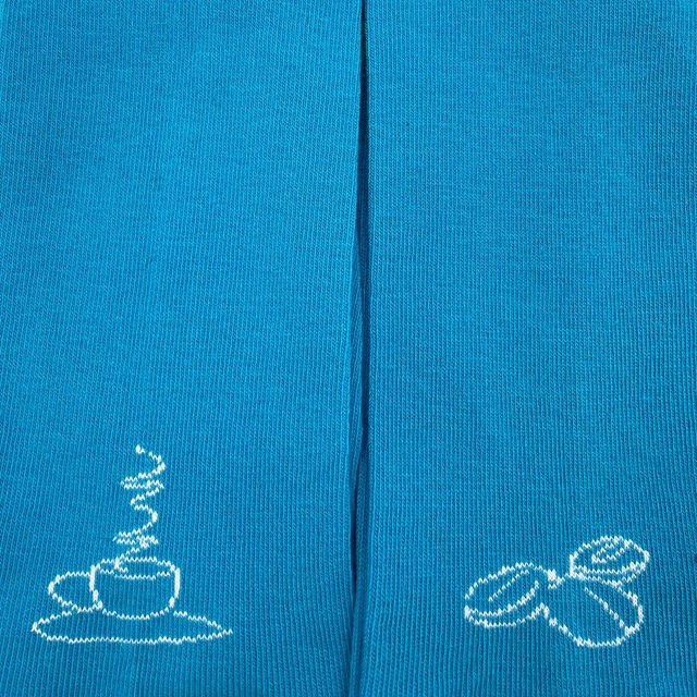 Chaussettes édition limitée FRENCH CUISINE bleu turquoise 5