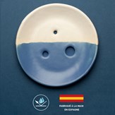 Porte-savon | Bleu en céramique 2