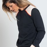 Sweatshirt Thea avec épaules contrastantes et coton bio GOTS Cote