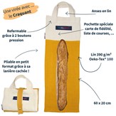 Schéma explicatif du sac à pain le craquant jaune